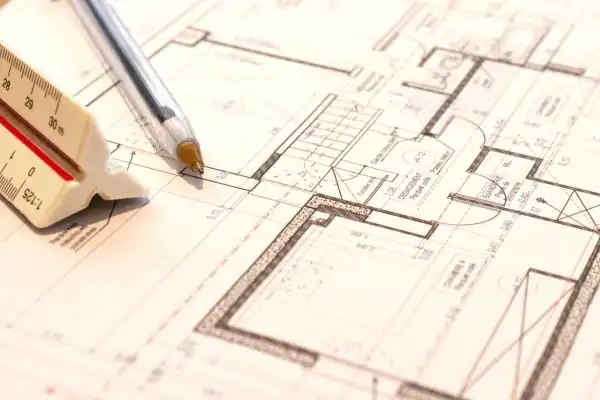 Image of architect Dartford drawings
